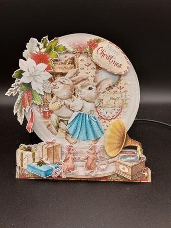 Christmas in Bracken Wood 1B Shaped 6x6 Card & Envelope Kit by Stephanie Bardelli