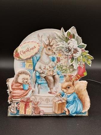 Christmas in Bracken Wood 2A Shaped 6x6 Card & Envelope Kit by Stephanie Bardelli