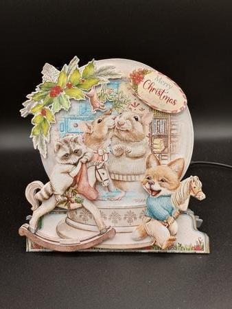 Christmas in Bracken Wood 2B Shaped 6x6 Card & Envelope Kit by Stephanie Bardelli
