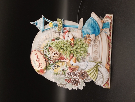 Christmas in Bracken Wood 3B Shaped 6x6 Card & Envelope Kit by Stephanie Bardelli