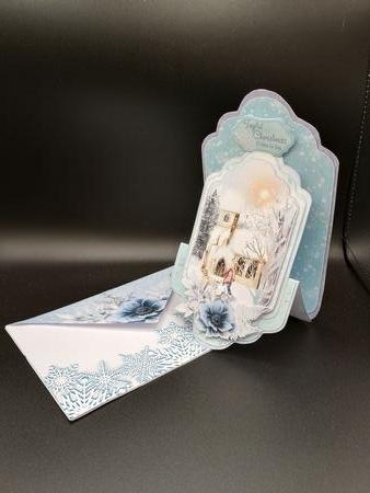 Tales of Winter 1A - Upright Z-fold Tag Card Mini Kit by Stephanie Bardelli