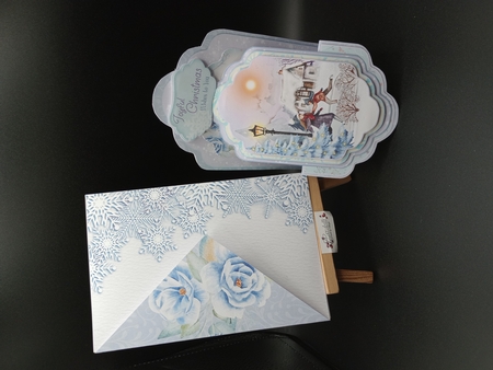 Tales of Winter 1C - Upright Z-fold Tag Card Mini Kit by Stephanie Bardelli