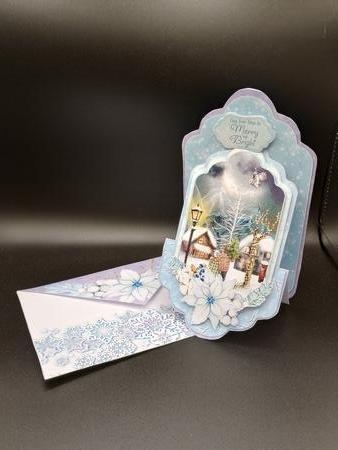 Tales of Winter 2B - Upright Z-fold Tag Card Mini Kit by Stephanie Bardelli