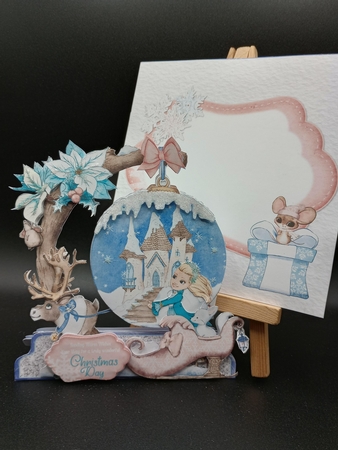 Some Enchanted Christmas 3 Shaped 6x6 Card & Envelope Kit by Stephanie Bardelli