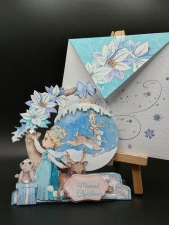 Some Enchanted Christmas 5 Shaped 6x6 Card & Envelope Kit by Stephanie Bardelli