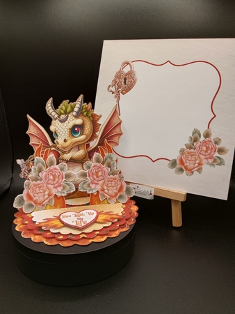 Burning Love 3 Triple Easel Card Kit by Stephanie Bardelli