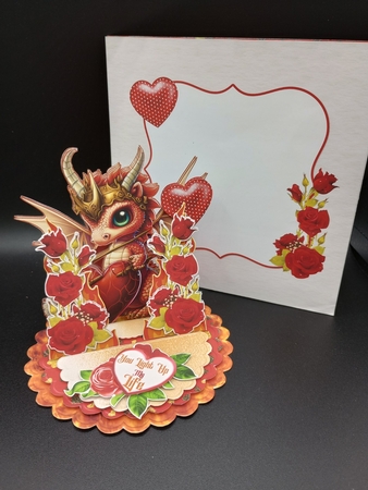 Burning Love 4 Triple Easel Card Kit by Stephanie Bardelli