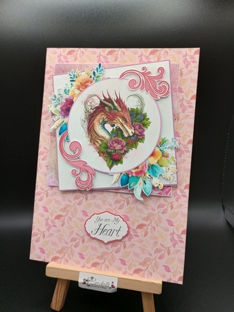 Dragon Heart 2  7.75x7.75 Simply Cards  by Stephanie Bardelli