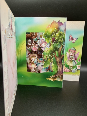 Welcome to Fairyland Storybook Tunnel Card by Stephanie Bardelli
