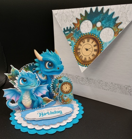 Dragon the Kids Up 11 Triple Easel by Stephanie Bardelli