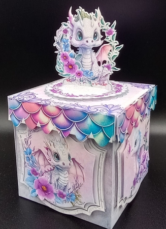 Dragon Up the Kids 1 Exploding Box Surprise Kit. by Stephanie Bardelli