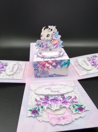 Dragon Up the Kids 1 Exploding Box Surprise Kit. by Stephanie Bardelli