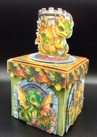Dragon Up the Kids 2 Exploding Box Surprise Kit. by Stephanie Bardelli
