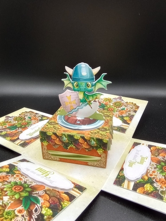 Dragon Up the Kids 2 Exploding Box Surprise Kit. by Stephanie Bardelli