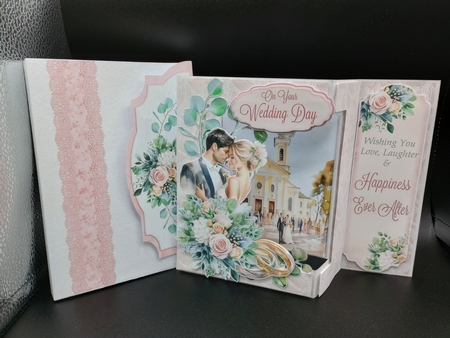 I Do Cherish You 1 - Side Panel Step Card & Envelope Kit by Stephanie Bardelli
