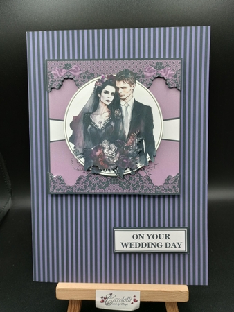 PURPLE GOTHIC WEDDING  by Stephanie Bardelli