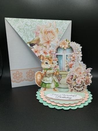 Pretty in Peach 4 Triple Easel by Stephanie Bardelli
