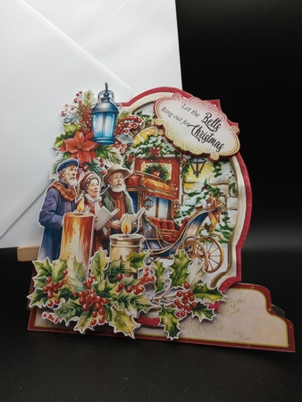 Vintage Christmas 3 XL Shaped Card Kit by Stephanie Bardelli