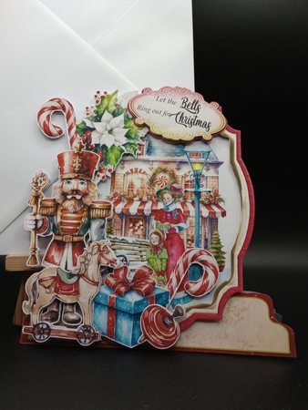 Vintage Christmas 5 XL Shaped Card Kit by Stephanie Bardelli