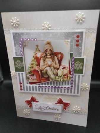 Christmas Cozy 2 Card & Topper Set by Stephanie Bardelli