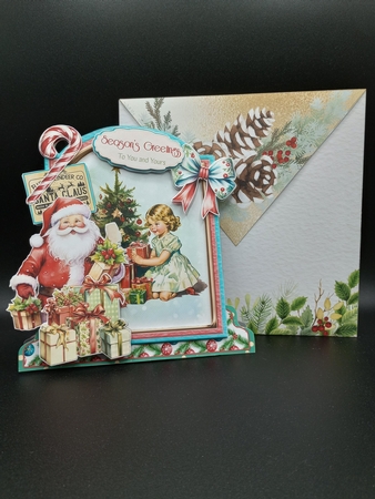 Festive Retro 15 XL Shaped Card Kit by Stephanie Bardelli
