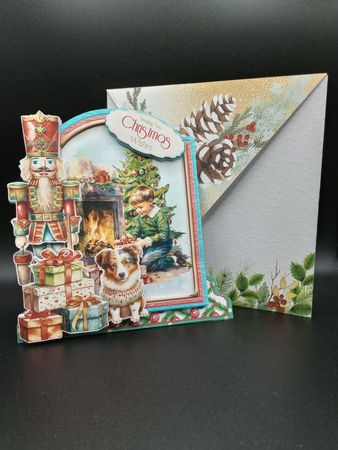 Festive Retro 16 XL Shaped Card Kit by Stephanie Bardelli