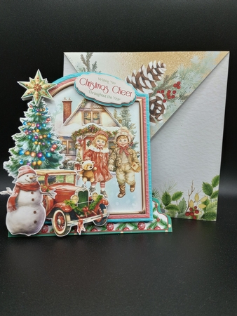 Festive Retro 24 XL Shaped Card Kit by Stephanie Bardelli