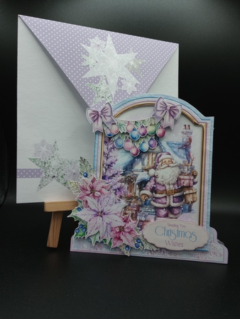 Spreading Christmas Cheer 1 1 XL Shaped Card Kit by Stephanie Bardelli