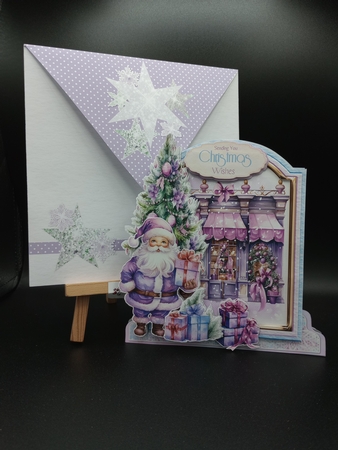 Spreading Christmas Cheer 8 1 XL Shaped Card Kit by Stephanie Bardelli