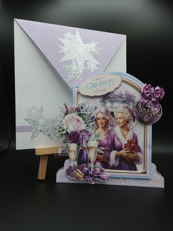 Spreading Christmas Cheer 10 1 XL Shaped Card Kit by Stephanie Bardelli