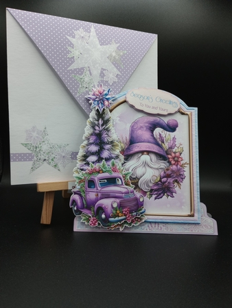 Spreading Christmas Cheer 11 1 XL Shaped Card Kit by Stephanie Bardelli
