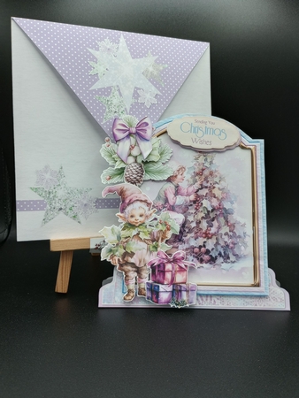Spreading Christmas Cheer 16 1 XL Shaped Card Kit by Stephanie Bardelli