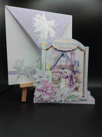 Spreading Christmas Cheer 18 1 XL Shaped Card Kit by Stephanie Bardelli