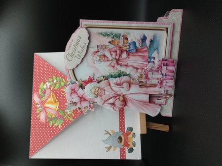 Rosey Christmas 11 XL Shaped Card Kit by Stephanie Bardelli