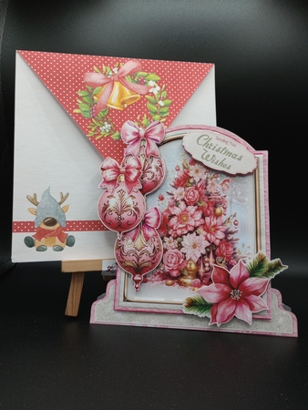 Rosey Christmas 15 XL Shaped Card Kit by Stephanie Bardelli