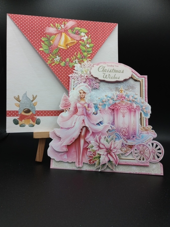 Rosey Christmas 20 XL Shaped Card Kit by Stephanie Bardelli