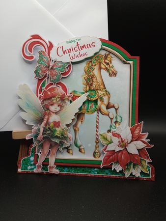 Fairy Christmas to You 2 XL Shaped Card Kit by Stephanie Bardelli