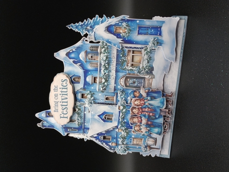 Home for Christmas 4 XL Shaped Card Kit by Stephanie Bardelli
