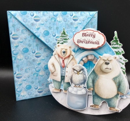 Bah Humbug! 6 Rocker Card by Stephanie Bardelli