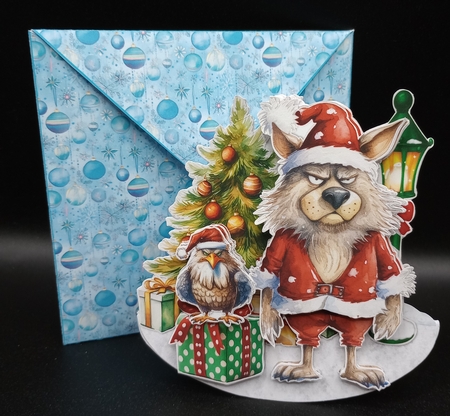 Bah Humbug! 9 Rocker Card by Stephanie Bardelli