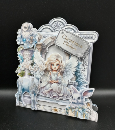 A Little Bit of Christmas Sparkle 8 XL Shaped Card Kit by Stephanie Bardelli