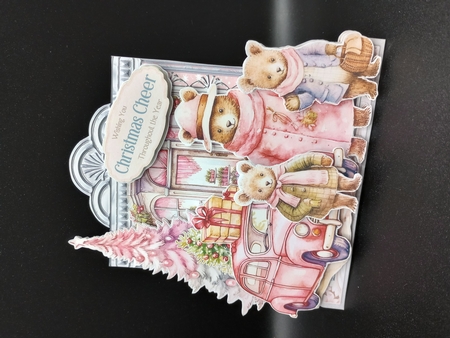 Christmas Glimmer 1 XL Shaped Card Kit by Stephanie Bardelli