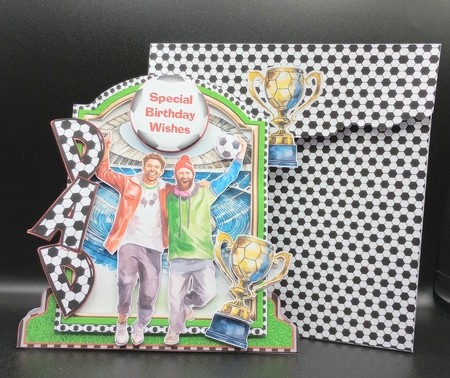 The Beautiful Game 1 XL Shaped Card Kit by Stephanie Bardelli