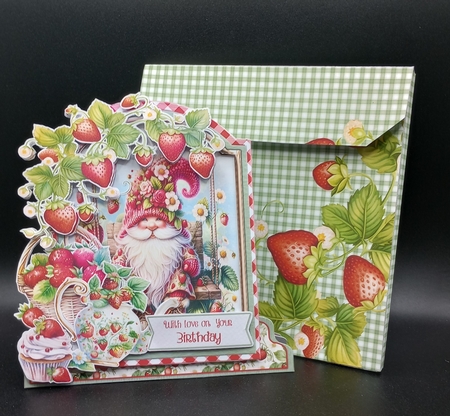 The Strawberry Patch 12 XL Shaped Card Kit by Stephanie Bardelli
