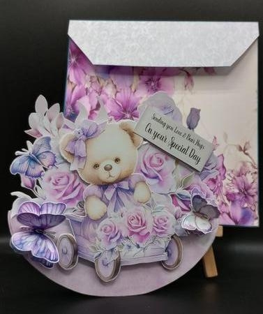 My Sweet Teddy Bear 2  XL Rocker Card  by Stephanie Bardelli