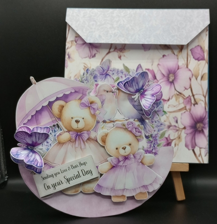 My Sweet Teddy Bear 9  XL Rocker Card  by Stephanie Bardelli