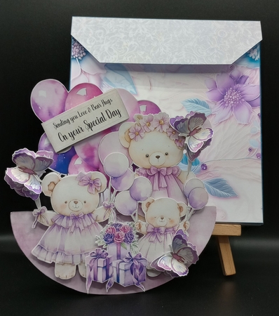 My Sweet Teddy Bear 10  XL Rocker Card  by Stephanie Bardelli