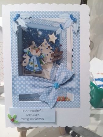 Mr Frosty's Snowtime Card Front with Step by Sep by Stephanie Bardelli