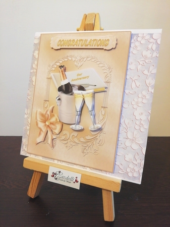 The Anniversary Toast Decoupage by Stephanie Bardelli