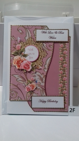 Roses Shaped Topper, Insert & Decoupage for A5 or 8x8 by Stephanie Bardelli